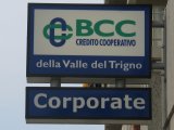 Allestimento insegna Banca di Credito Cooperativo di Vasto