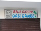 Allestimento insegna Sala Giochi Oasi